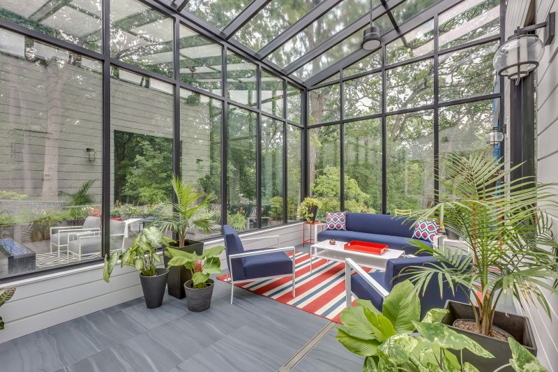 Sunroom with Heating System