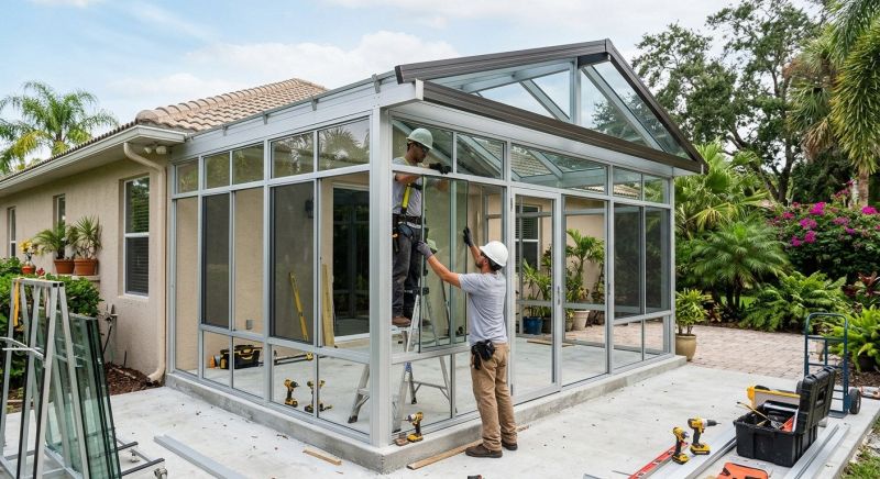 Enclosed Patio Installation Service